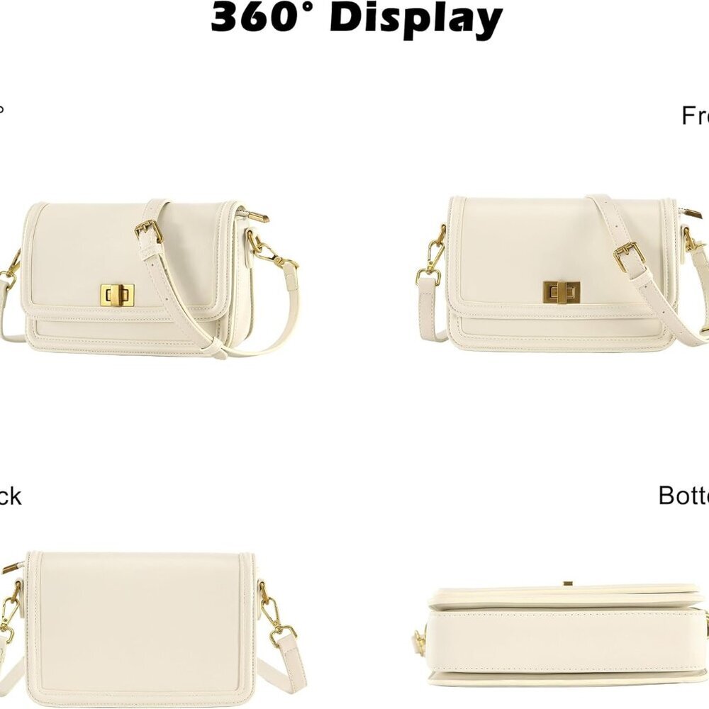 Compact Rectangular Crossbody Handbag For Women -… - image 6